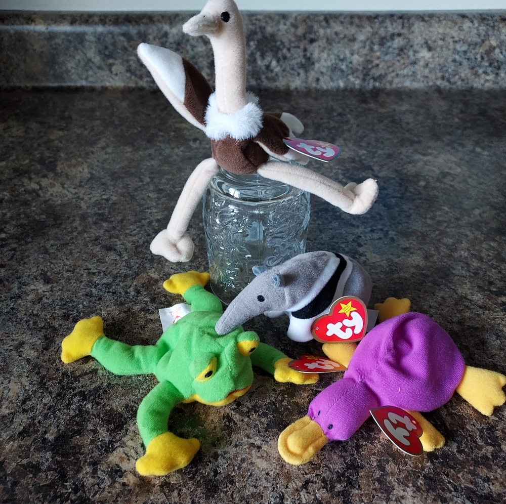 TY Teenie Beanie Babies - Lot of 4